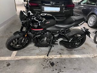 2021 Triumph Trident 660, чёрный, 880000 рублей, вид 1