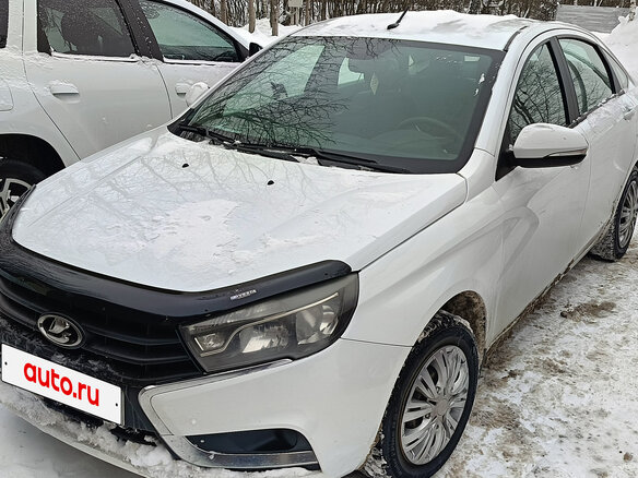 2019 Lada (ВАЗ) Vesta I, белый, 700000 рублей - вид 1