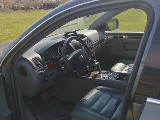 2005 Volkswagen Touareg I, зелёный, 750000 рублей, вид 5