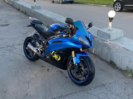 2008 Yamaha YZF-R6, синий, 650000 рублей, вид 5