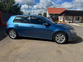 2014 Volkswagen Golf VII, голубой, 1100000 рублей, вид 4