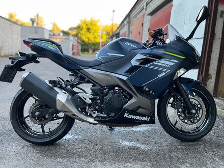 2021 Kawasaki Ninja 400, синий, 600000 рублей, вид 1