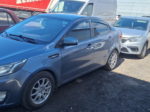2012 Kia Rio 5-speed III, голубой, 750000 рублей