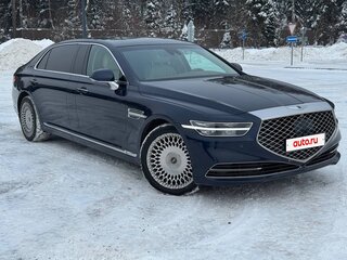 2019 Genesis G90 Limousine I Рестайлинг, синий, 2500000 рублей, вид 2