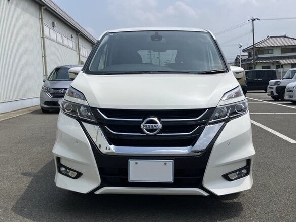 2021 Nissan Serena S-Hybrid V (C27) Рестайлинг, белый - вид 1