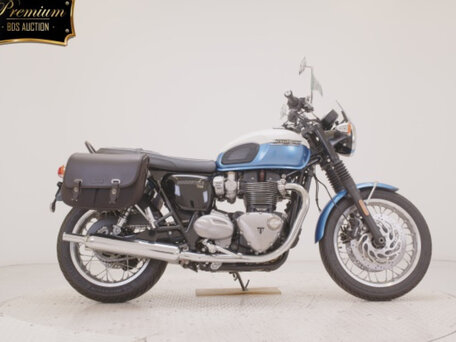 2022 Triumph Bonneville T120, голубой, 900000 рублей, вид 2