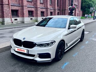 2019 BMW 5 серии 530d xDrive VII (G30/G31/G38), белый, 7000000 рублей, вид 4