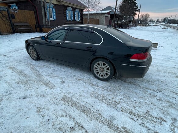 2007 BMW 7 серии 730i IV (E65/E66) Рестайлинг, чёрный, 850000 рублей - вид 9