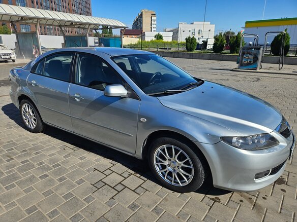 2006 Mazda 6 I (GG) Рестайлинг, серебристый, 510000 рублей - вид 1