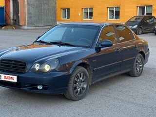 2006 Hyundai Sonata ТагАЗ IV (EF) Рестайлинг, синий, 495000 рублей, вид 1
