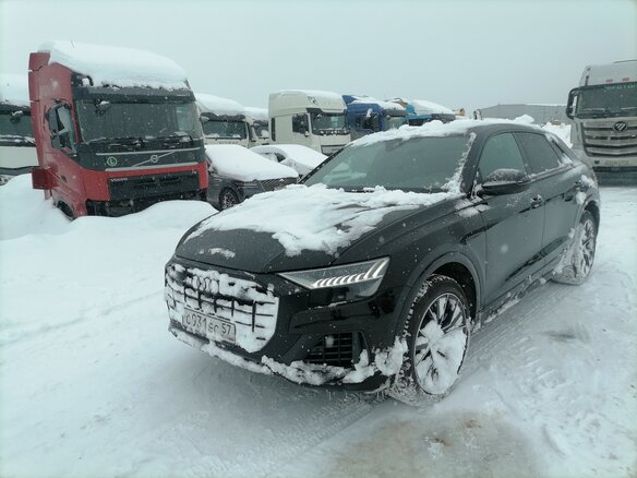 2023 Audi Q8 50 TDI I (4M), чёрный - вид 2
