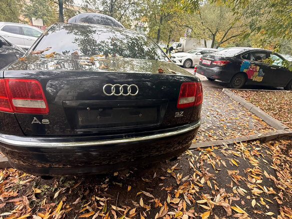 2005 Audi A8 II (D3) Рестайлинг, чёрный - вид 6