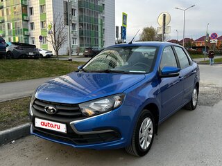 2020 Lada (ВАЗ) Granta I Рестайлинг, синий, 610000 рублей, вид 2