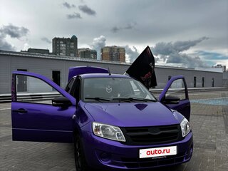 2012 Lada (ВАЗ) Granta I, фиолетовый, 370000 рублей, вид 2