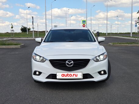2016 Mazda 6 III (GJ) Рестайлинг, белый, 1610000 рублей, вид 4