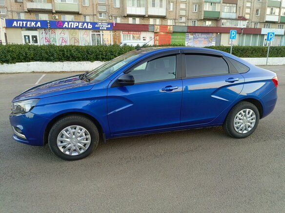 2021 Lada (ВАЗ) Vesta I, синий, 1129999 рублей - вид 28