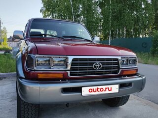 1997 Toyota Land Cruiser 80 Series Рестайлинг, красный, 3000000 рублей, вид 1