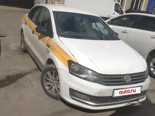2017 Volkswagen Polo V Рестайлинг, синий, 250000 рублей, вид 2