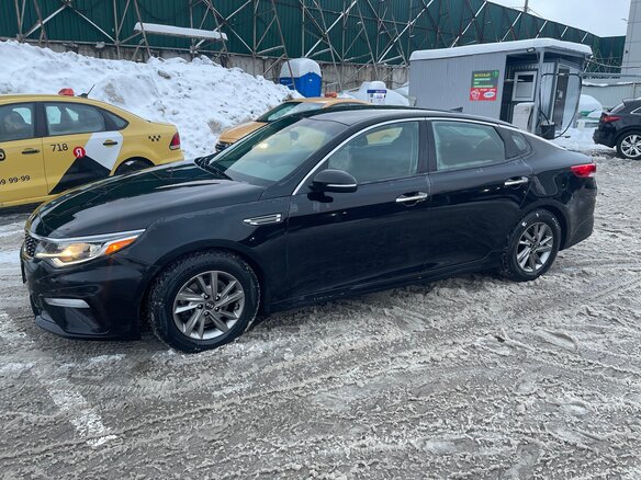2019 Kia Optima IV Рестайлинг, чёрный, 1800000 рублей
