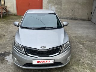 2012 Kia Rio 4-speed III, серебристый, 1150000 рублей, вид 2