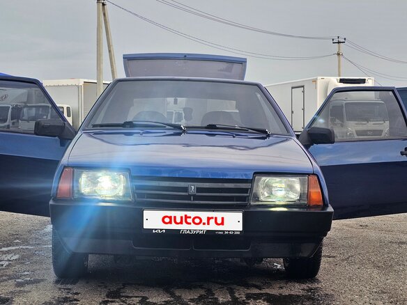 1998 Lada (ВАЗ) 2108, синий, 170000 рублей - вид 2