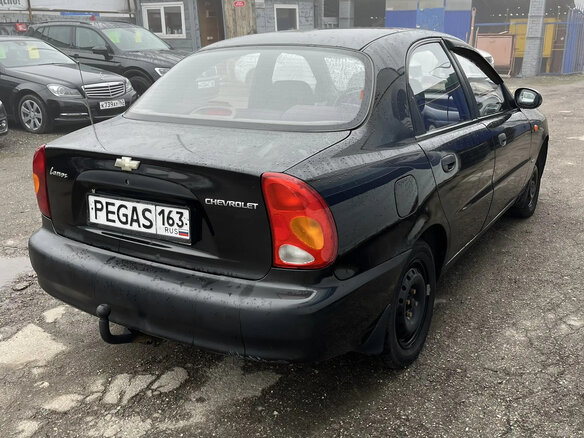 2008 Chevrolet Lanos I, чёрный, 165000 рублей - вид 3