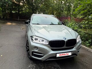 2015 BMW X6 30d II (F16), серебристый, 3900000 рублей, вид 2