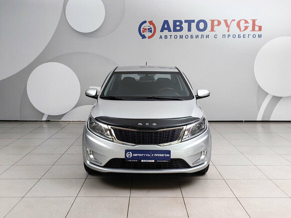 2012 Kia Rio 5-speed III, серебристый - вид 2