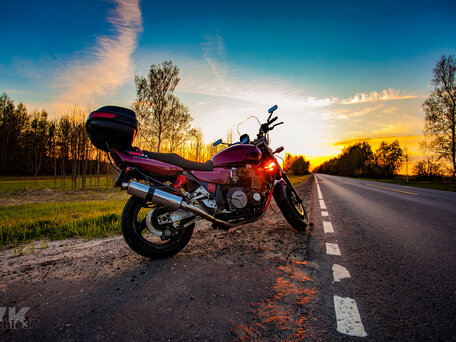 1995 Yamaha XJR1200, красный, 230000 рублей, вид 2