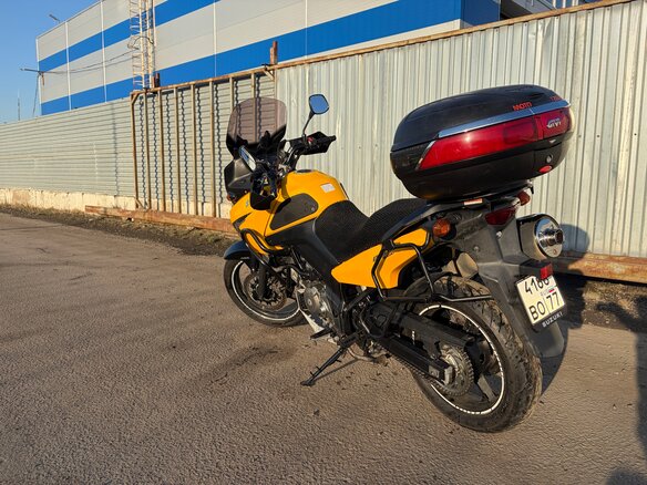 2007 Suzuki V-Strom DL 650, жёлтый, 400000 рублей - вид 8