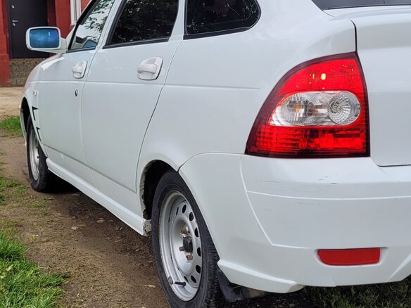 2009 Lada (ВАЗ) Priora I, белый, 350000 рублей - вид 4