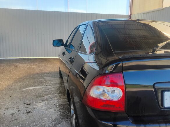 2010 Lada (ВАЗ) Priora I, чёрный, 365000 рублей - вид 6