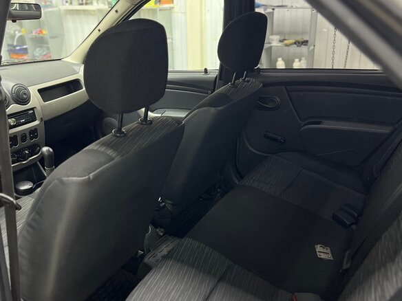 2012 Renault Logan I Рестайлинг, синий, 400000 рублей - вид 8