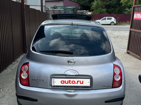 2003 Nissan Micra III (K12), серебристый, 350000 рублей - вид 3