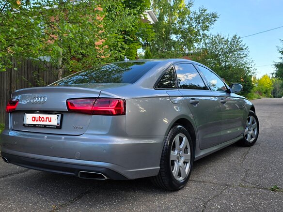 2016 Audi A6 IV (C7) Рестайлинг, серый - вид 4