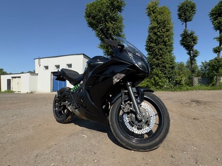 2015 Kawasaki ER-4F (Ninja 400R), чёрный, 450000 рублей, вид 2