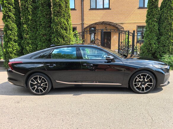 2021 Kia K8 I, чёрный - вид 1