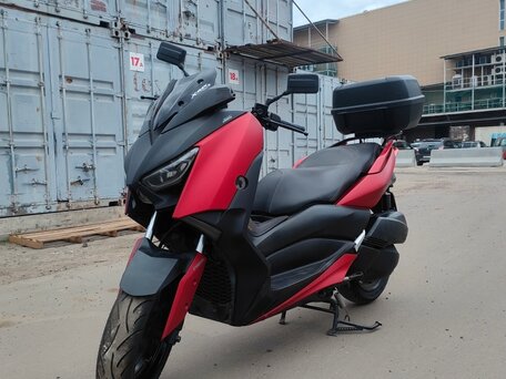 2019 Yamaha XMAX, красный, 359000 рублей, вид 5