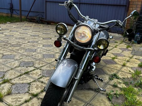2001 Honda Shadow 400, серебристый, 370000 рублей, вид 3