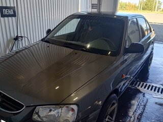 2008 Hyundai Accent ТагАЗ II, серый, 390000 рублей, вид 2