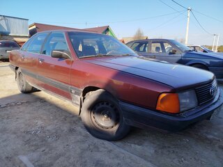 1989 Audi 100 III (C3) Рестайлинг, красный, 140000 рублей, вид 2