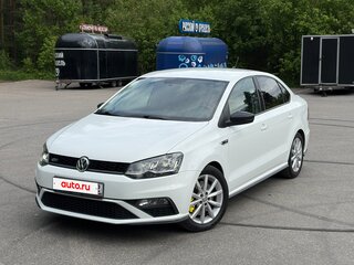 2018 Volkswagen Polo V Рестайлинг, белый, 1129000 рублей, вид 2