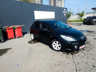 2006 Peugeot 307 I Рестайлинг, чёрный, 360000 рублей, вид 2