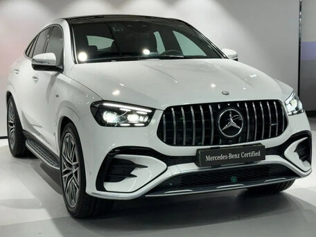 2025 Mercedes-Benz GLE Coupe AMG 53 AMG II (C167) Рестайлинг, белый, 13466000 рублей, вид 3