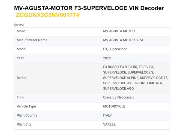 2022 MV Agusta Superveloce 800, серый, 2250000 рублей - вид 5