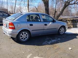 2001 Opel Astra G, серебристый, 230000 рублей, вид 2