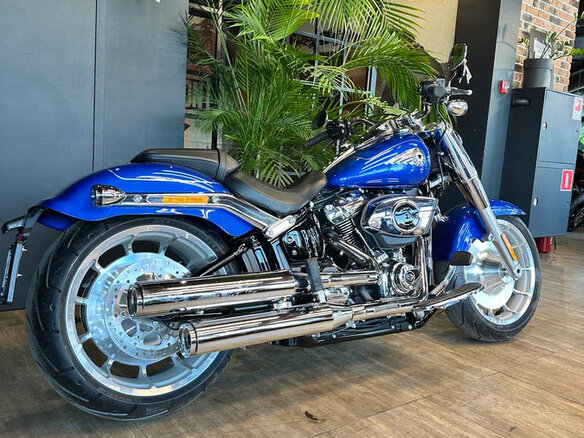 2025 Harley-Davidson Fat Boy, синий, 3690000 рублей - вид 7