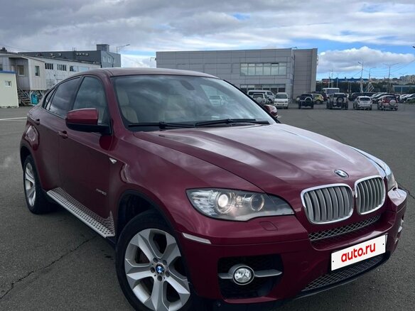 2008 BMW X6 50i 6-speed I (E71), красный, 1599999 рублей - вид 3