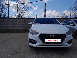 2020 Hyundai Solaris II Рестайлинг, белый, 1300000 рублей, вид 3