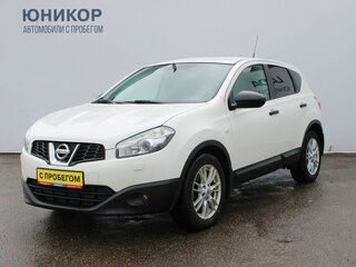 2013 Nissan Qashqai I Рестайлинг, белый, 859000 рублей, вид 1